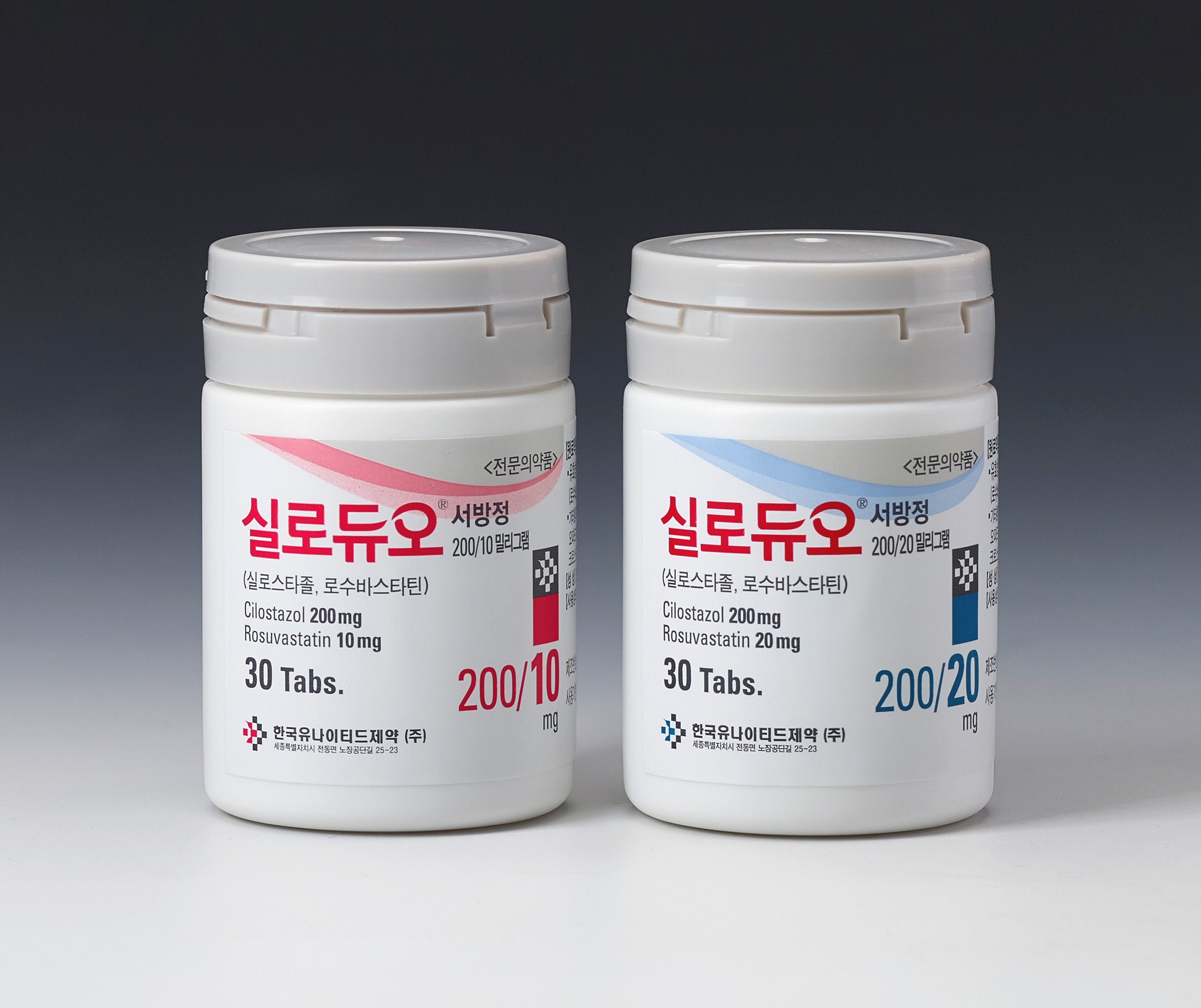실로스타졸 단일제+복합제 장착...유나이티드, 실로듀오 등재