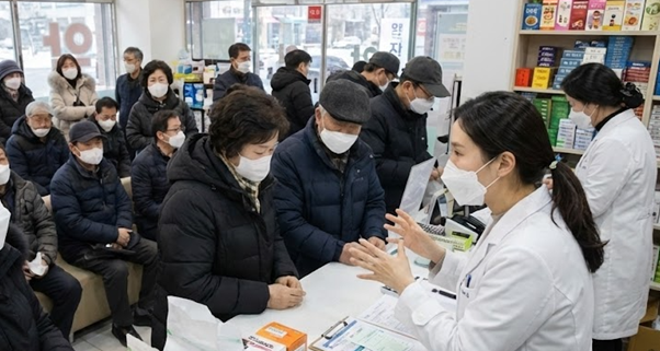 "독감환자에게 약만 주시나요?"…약국의 호흡기 위생 습관