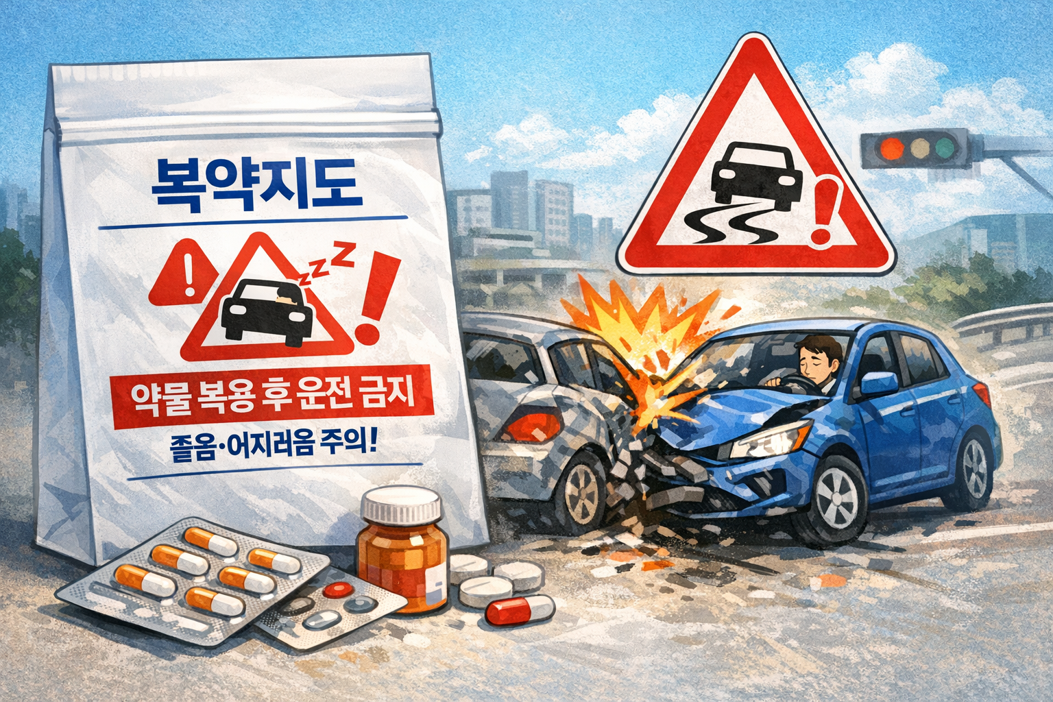 서면 복약지도·약 포장에 '약물운전 위험' 표기 입법 시동