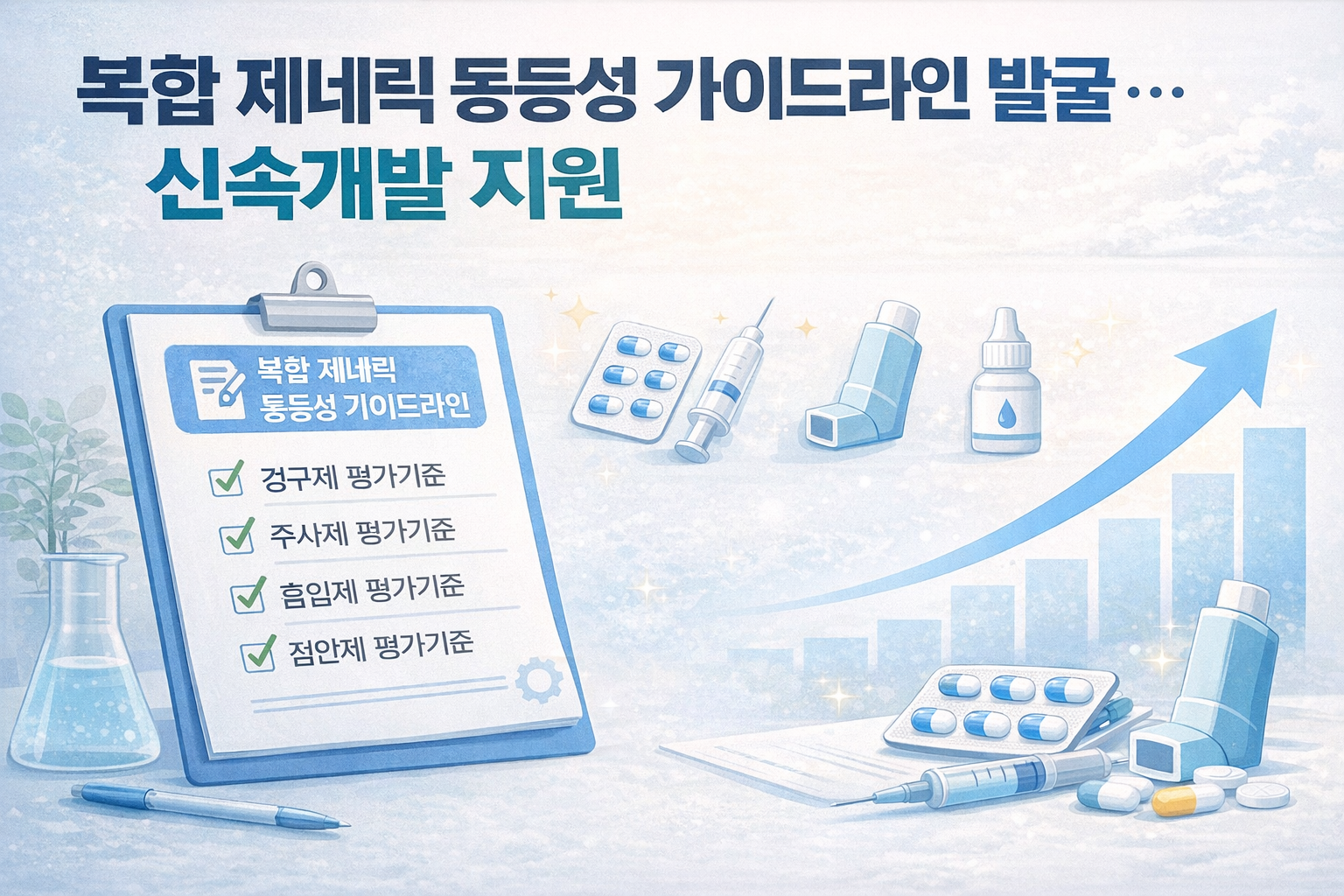 복합 제네릭 '동등성 기준' 만든다…신속개발 지원 본격화