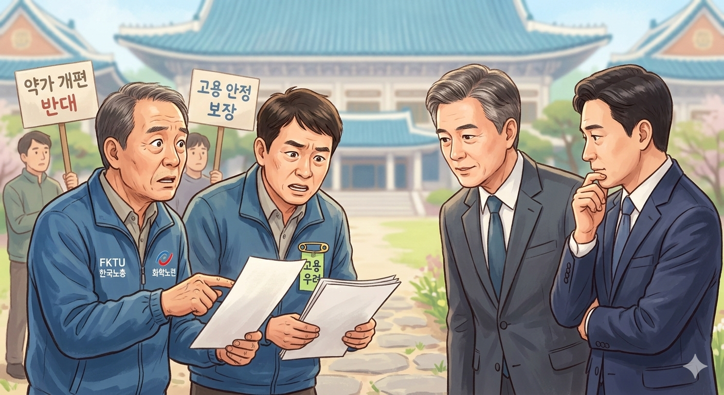 제약 노동계, 청와대에 고용 우려 전달...약가개편 저지 총력