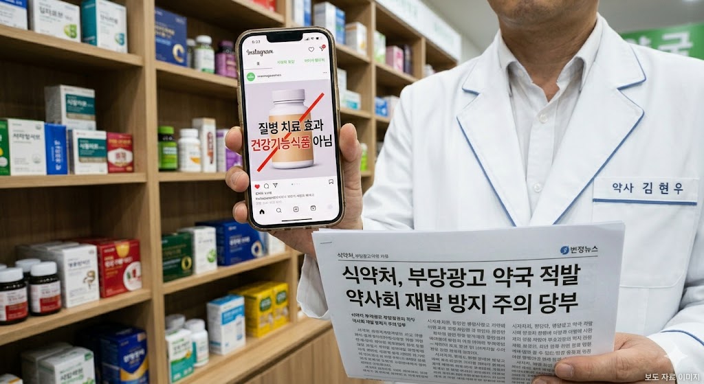 "식품을 약 처럼"…식약처, 식품 부당광고 7개 약국 고발