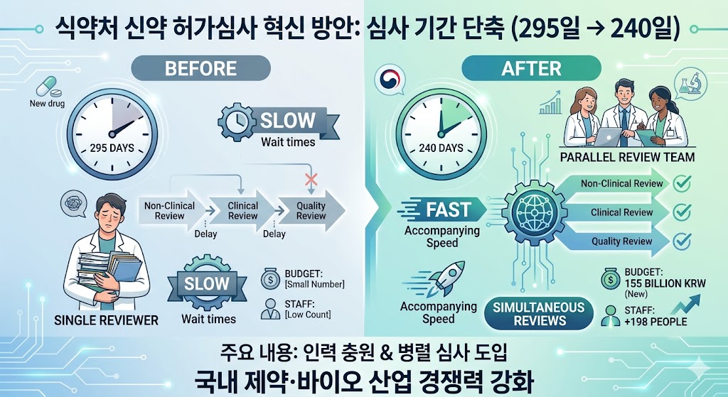 식약처, 신약 허가심사 240일로 단축…협의체 본격 가동