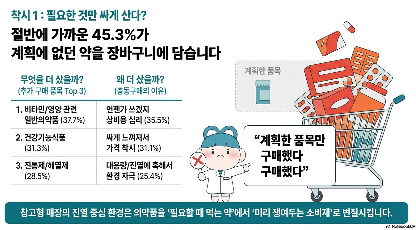과소비 유발 창고형약국…'언젠가 쓰겠지' 소비자들 지갑 열어