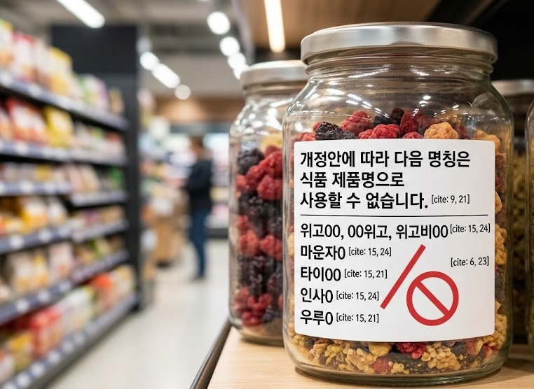 식품에 의약품 유사 명칭 못쓴다…식약처, 행정예고