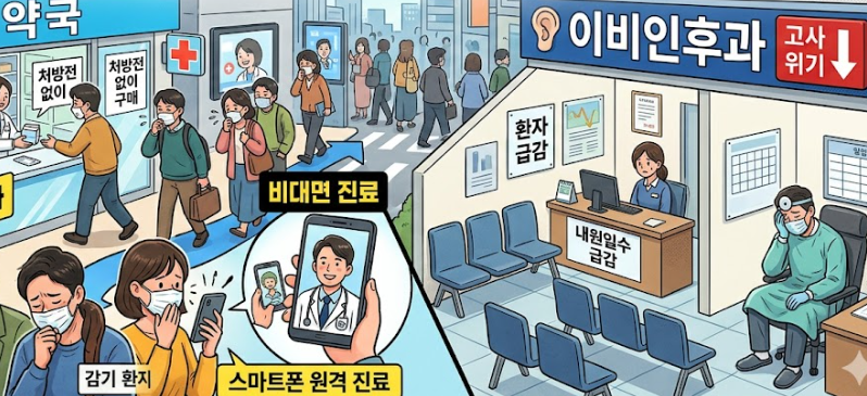 "감기환자 약국 가고, 진료는 비대면"…ENT, 경영난 심화