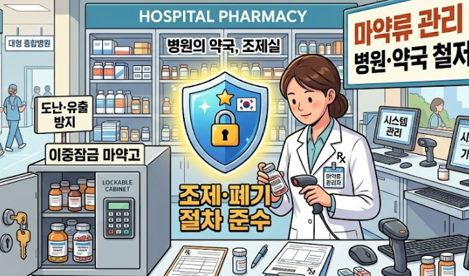 병의원·약국, 종업원 관리 소홀 마약류 사고 행정처분 강화