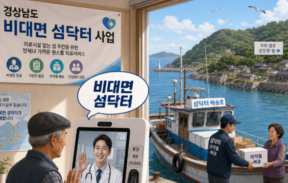 비대면 섬 닥터 사업, 키오스크 원격진료…약 배송까지 지원