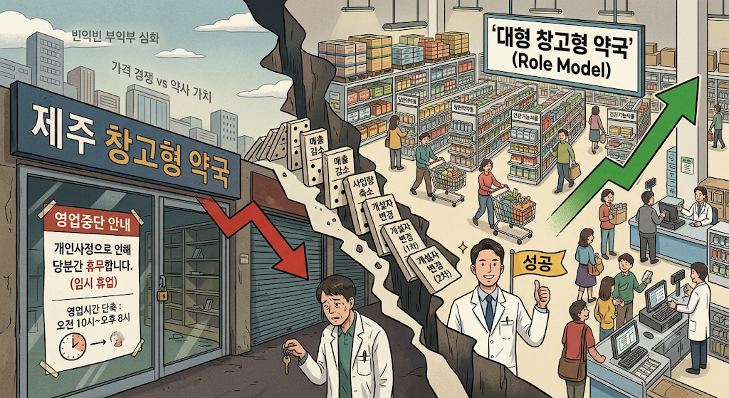 7개월 만에 두 차례 개설자 변경…제주 창고형약국 또 휴업