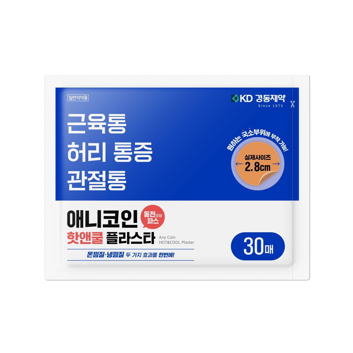 경동제약, 동전형 패치 ‘애니코인 핫앤쿨 플라스타’ 발매