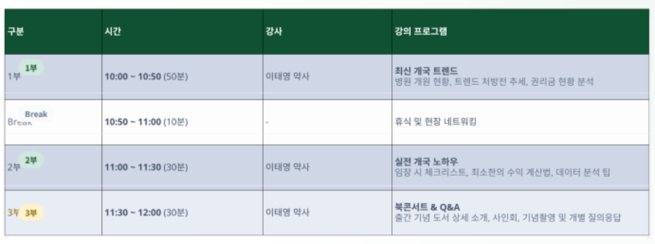 최신 개국 트렌드는? 이태영 약사, 26일 오프세미나 개최