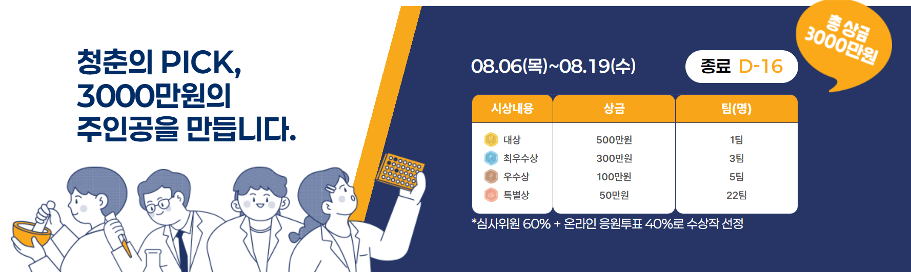 "통통튀는 아이디어 모였다" 약대생 공모전 응원투표 시작