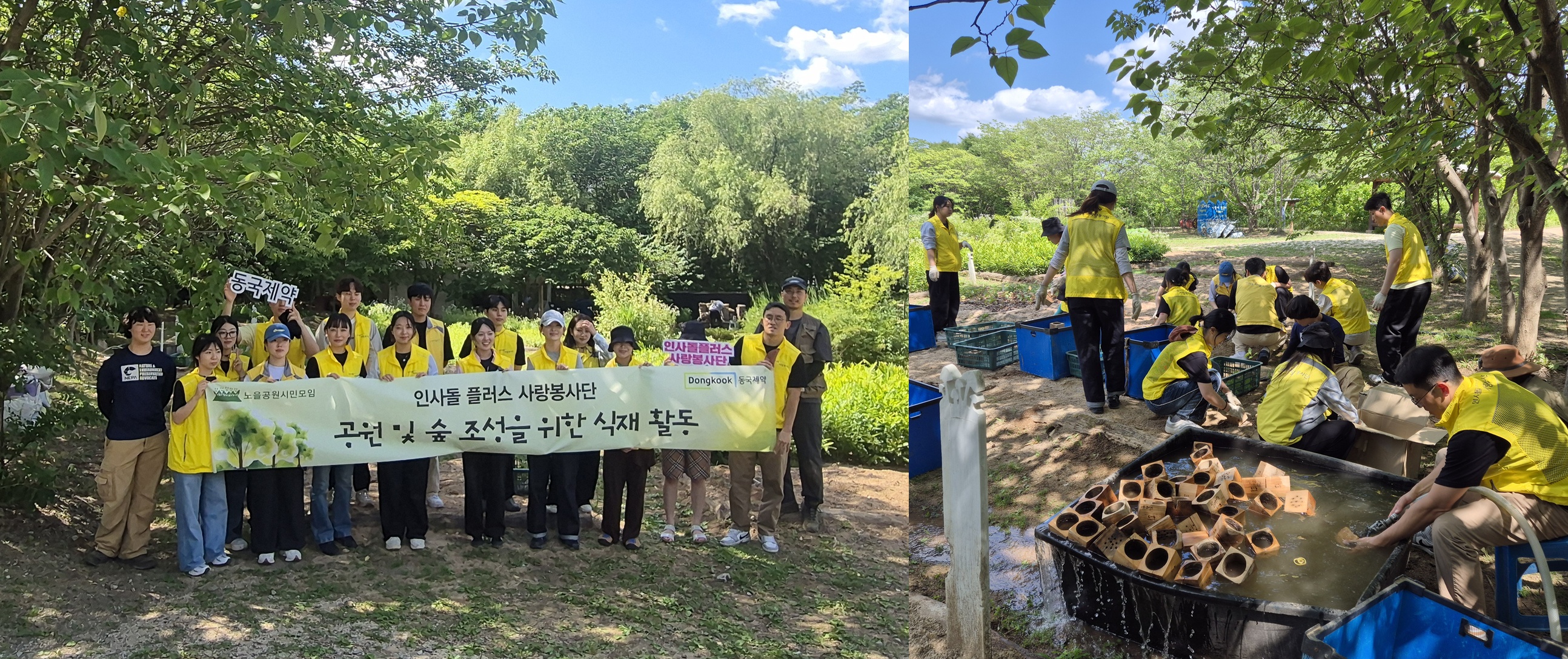 동국제약 인사돌플러스 사랑봉사단, 아동·환경보호 사회 공헌