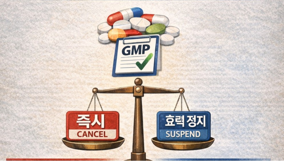 약 품질 직결 위법 땐 GMP 취소…경미한 위반 효력정지