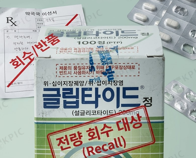 PTP 제거 낱알은? 17일 조제는? 글립타이드 회수 혼선
