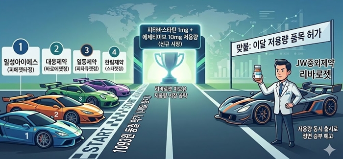 피타+에제 저용량 내달 첫 등재...리바로젯 정조준