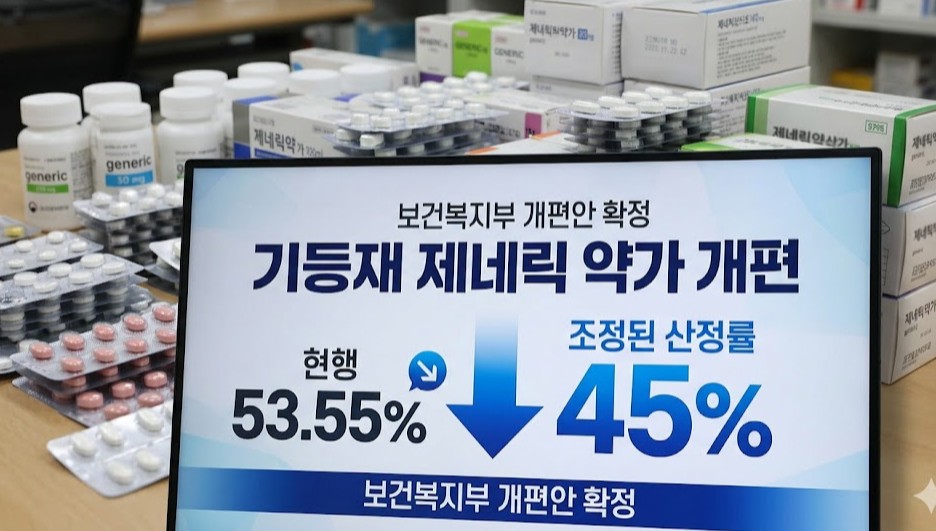 제네릭 산정률 45%…혁신 49%·준혁신·47% 한시 특례