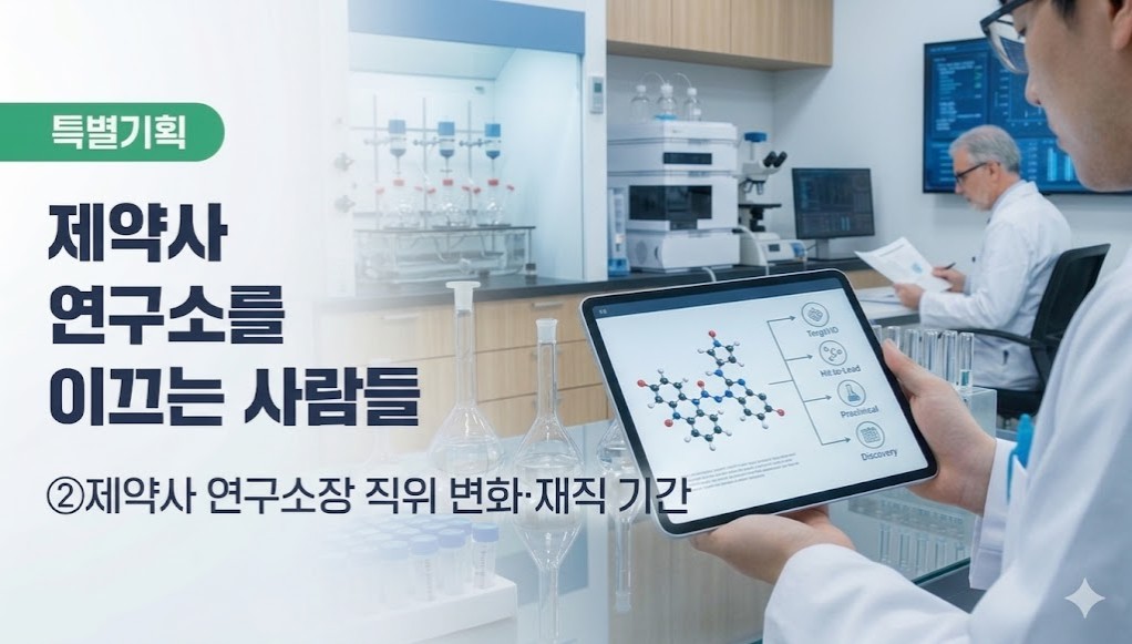 "신약이 기업 가치"…제약 R&D 수장 33% 부사장급