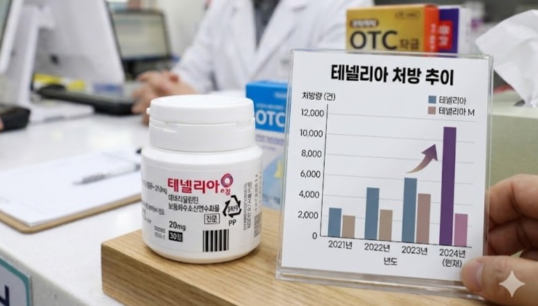 당뇨약 테넬리아 6%↑…제네릭 4년 견제에도 성장세