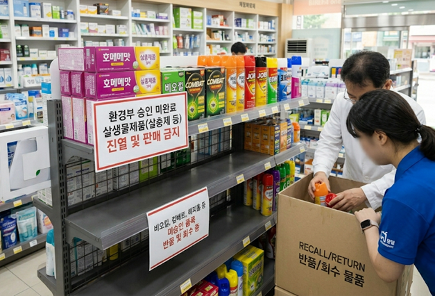 약국 진열·판매금지…살생물 승인제 앞두고 업체들 부랴부랴