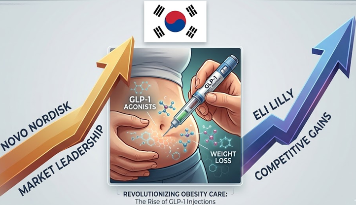 살 빼는 주사 열풍에 한국 수입시장 변화…노보 1위, 릴리 4위
