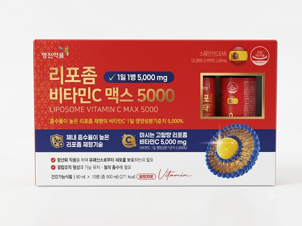 영진약품, 고함량 리포좀 비타민C로 약국 공략