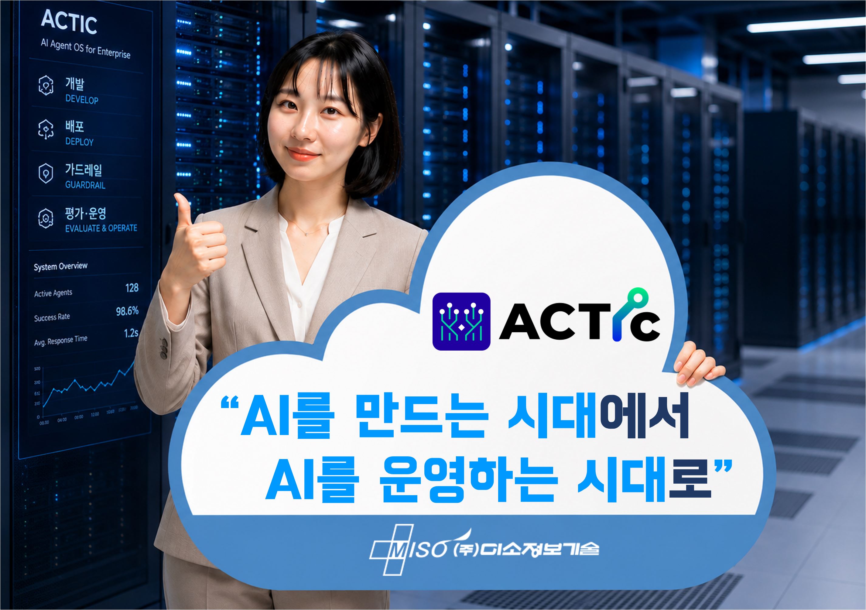 미소정보기술, 액틱으로 기업 AI에이전트 운영 통합