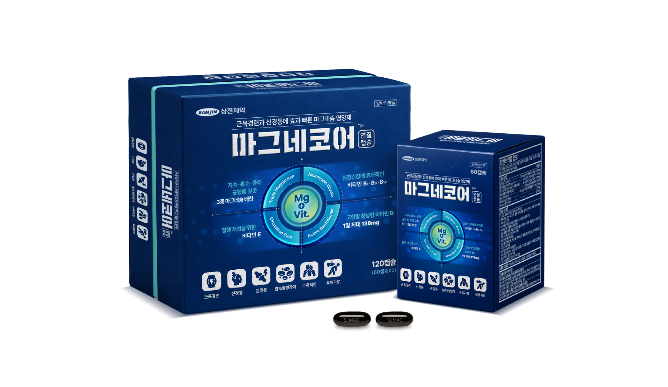 삼진제약, 마그네코어 연질캡슐 출시…신경·근육 겨냥