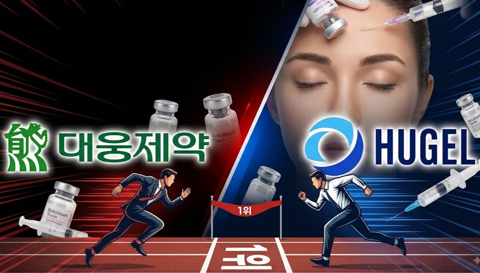 대웅, 1년 만에 보툴리눔 톡신 1위 탈환…휴젤과 양강 체제