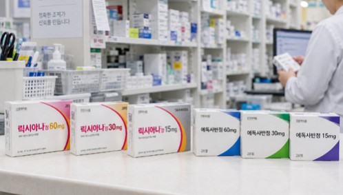 같은 릭시아나 제네릭, 585원~1422원까지 천지차