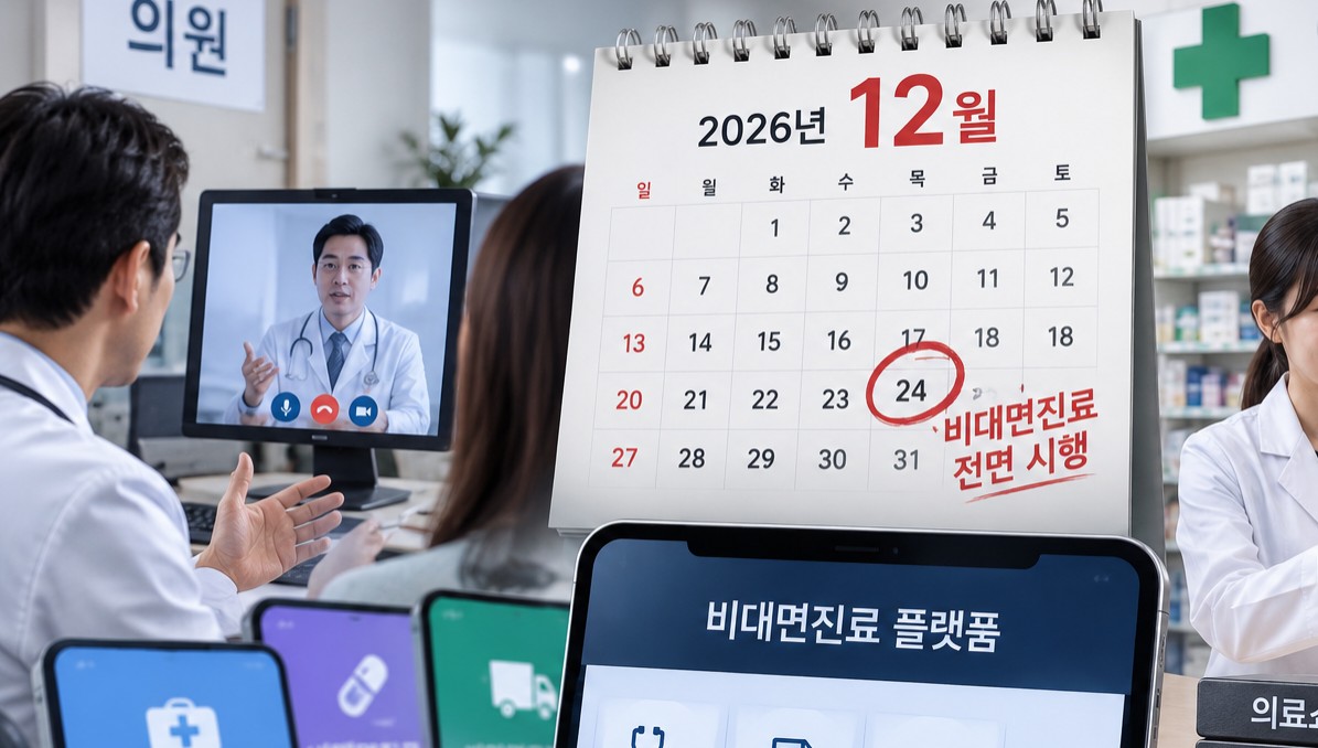 12월 비대면진료 전면 시행…의·약계 '플랫폼 규제' 한목소리