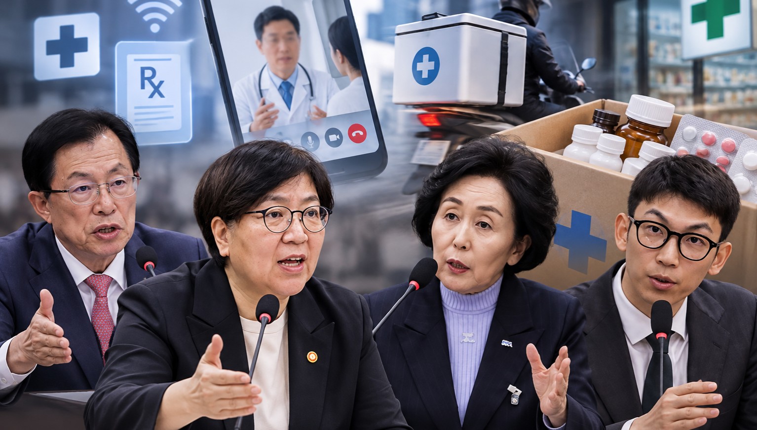 정은경 장관, 비대면 약 배송 속도조절 시사…"직능의견 수렴"